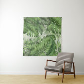 Tenture Feuilles de jungle tropicale : arrière - plans flo (En situation (horizontale))
