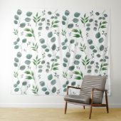 Tenture Feuilles de l'eucalyptus (En situation (horizontale))