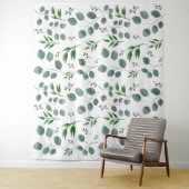 Tenture Feuilles de l'eucalyptus (En situation)