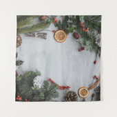 TENTURE FEUILLES DE PALMIER VERT (Devant (Horizontal))