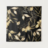 Tenture Feuilles d'or : Exotic Botanical sans soudure (Devant (Horizontal))