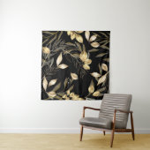 Tenture Feuilles d'or : Exotic Botanical sans soudure (En situation)