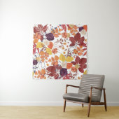 Tenture Feuilles et Roses de l'automne (En situation)