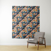 Tenture Feuilles multicolores Thunder_Cove (En situation)