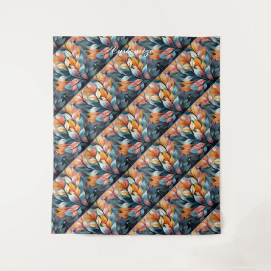 Tenture Feuilles multicolores Thunder_Cove (Devant)
