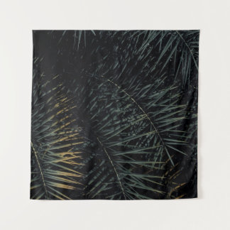 TENTURE FEUILLES PLANTES BROWN ET VERTS