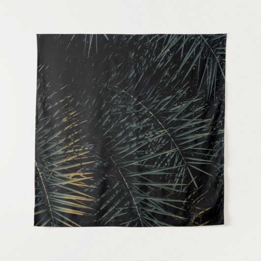 TENTURE FEUILLES PLANTES BROWN ET VERTS (Devant)