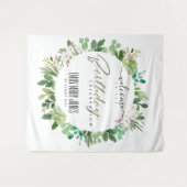 TENTURE FEUILLES SUCCULENTES ACRÉLIQUE DE BIENVENUE D'ANNI (Devant (Horizontal))