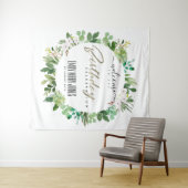 TENTURE FEUILLES SUCCULENTES ACRÉLIQUE DE BIENVENUE D'ANNI (En situation (horizontale))