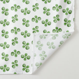 Tenture Feuilles succulents verts et modernes sur blanc