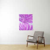 Tenture Feuilles Tropical Pink Palm Tree (En situation)