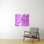 Tenture Feuilles Tropical Pink Palm Tree (En situation (horizontale))