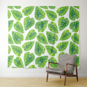 Tenture Feuilles tropicaux (En situation (horizontale))