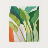 Tenture Feuilles tropicaux (Devant)