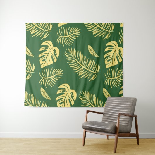 Tenture Feuilles tropicaux 19 (En situation (horizontale))