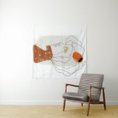 Tenture Feuilles tropicaux, Design Motif sans couture. (En situation (horizontale))