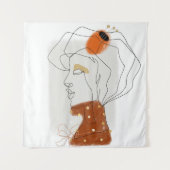 Tenture Feuilles tropicaux, Design Motif sans couture. (Devant)