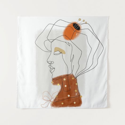 Tenture Feuilles tropicaux, Design Motif sans couture. (Devant)