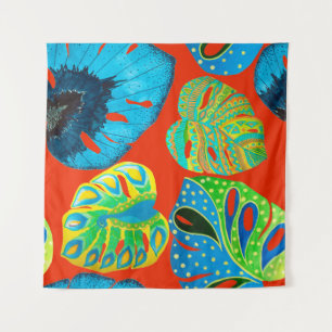 Tenture Feuilles tropicaux motif sans couture