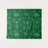 Tenture Feuilles verts (Devant (Horizontal))