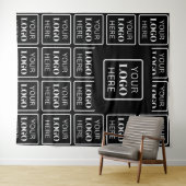 Tenture Fiche d'activité du logo de l'entreprise (En situation (horizontale))