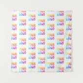 Tenture Fiche technique de la conférence vidéo du logo de (Devant)