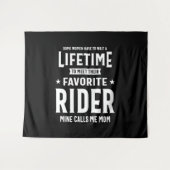 Tenture Fier Maman D'Un Awesome Joueur Rider (Devant (Horizontal))