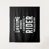 Tenture Fier Maman D'Un Awesome Joueur Rider (Devant)