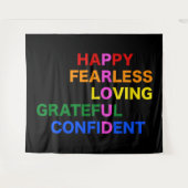 Tenture FIER noir brillant (Devant (Horizontal))