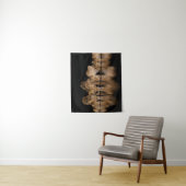 Tenture Fierté de lions buvant au point d'eau la nuit (En situation)