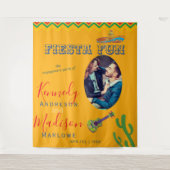 Tenture Fiesta in Mexico Engagement Party Photo Tapestry (Devant)