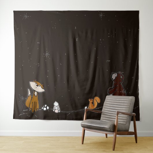 Tenture figdewdrop Watch the Stars Extra large Tapestry (En situation (horizontale))