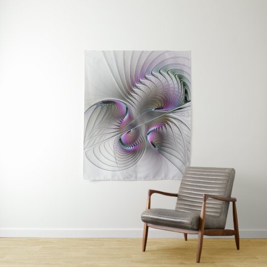 Tenture Figure de fantaisie abstraite moderne timide Art f (En situation)