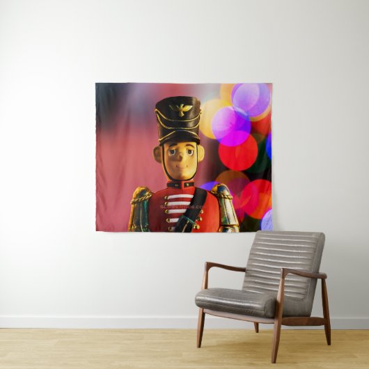 Tenture figurine de soldat de jouets de Noël SlipperyJoe g (En situation (horizontale))