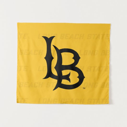 Tenture Filigrane de Long Beach State (Devant (Horizontal))
