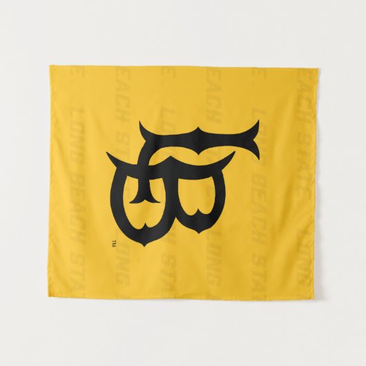 Tenture Filigrane de Long Beach State (Devant (Horizontal))