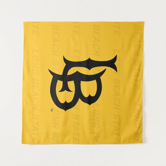 Tenture Filigrane de Long Beach State (Devant (Horizontal))