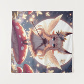 Tenture Fille Anime Pixie Hippie Lune Fée (Devant (Horizontal))