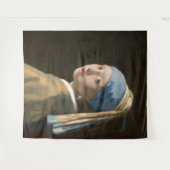 Tenture Fille avec une perle (Devant (Horizontal))