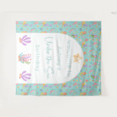 Tenture Fille d'anniversaire (Devant (Horizontal))