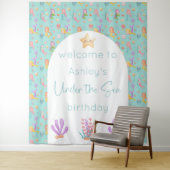 Tenture Fille d'anniversaire (En situation)