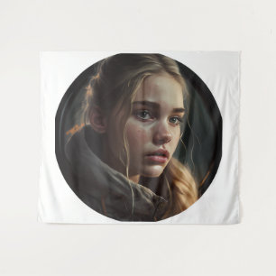 Tenture Fille de cercle