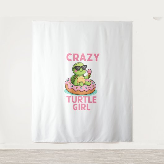 Tenture Fille de tortue (Devant)