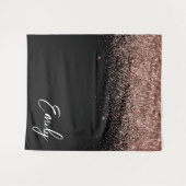Tenture Fille Rose noir or bleu Parties scintillant rose M (Devant (Horizontal))
