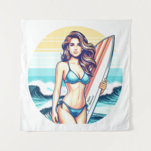 Tenture Fille Sport & Surf
