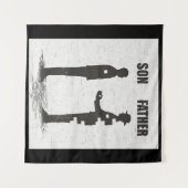 Tenture Fils et père (Devant (Horizontal))