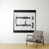 Tenture Fils et père (En situation (horizontale))