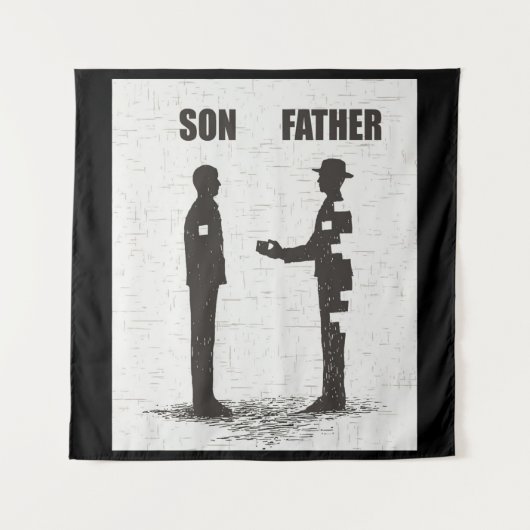 Tenture Fils et père (Devant)