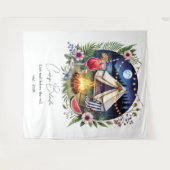 Tenture Fin de semaine Rustique Camping Bride Bachelorette (Devant (Horizontal))