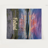 Tenture Finlande Helsinki Europe du Nord (Devant (Horizontal))